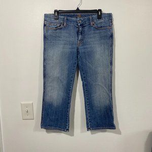 7 For All Mankind 7FAM Crop "A" Pocket Jeans